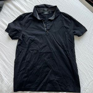 Authentic Hugo Boss Regular Fit Black Polo Men S